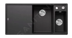 Blanco AXIA III 6 S - Silgranit Spoelbak, 1000x510 Mm, Met Afvoerbediening En Toebehoren, InFino, Antraciet 523462