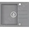 Alveus Rock - Granieten Spoelbak 595x475 Mm, Met Draaiknopbediening, Concrete 1122741