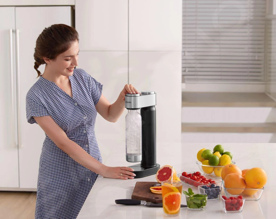 Philips GoZero - Sodamaker Viva Met Toebehoren, Zwart ADD4902BK/10 - Afbeelding 8