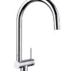 Blanco Coressa F - Keukenkraan, Neerklapbaar Onder Raam, Chroom 521543
