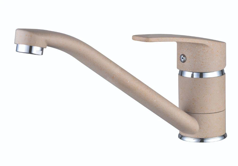 Alveus Sets - Set Spoelbak Rock 130 En Keukenkraan Nina, Beige SETA055 - Afbeelding 4