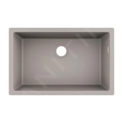 Hansgrohe Spoelbakken - Onderbouwspoelbak Graniet S510-U660, Betongrijs 43432380