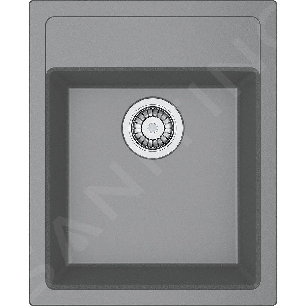 Franke Sets - Keukenset T50, Tectonite Spoelbak SID 610-40 En Keukenkraan Samoa, Grijs/chroom 114.0508.402 - Afbeelding 4