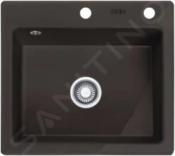 Franke Mythos - Keramische Spoelbak MTK 610-58, 580x510 Mm, Graphit 124.0335.850
