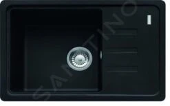 Franke Malta - Fragraniet Spoelbak BSG 611-62, 620x435 Mm, Mat Zwart 114.0661.515