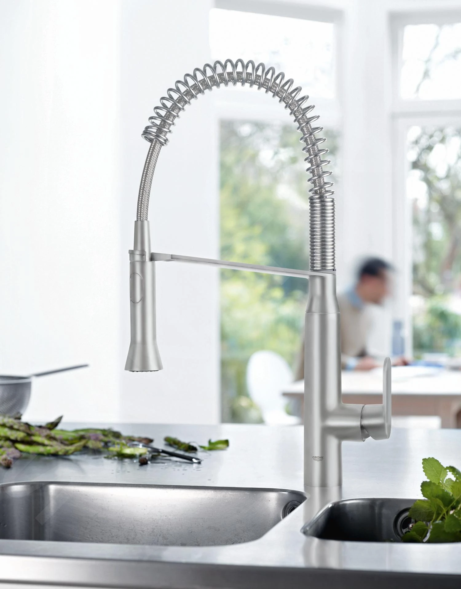 Grohe K7 - Keukenkraan, Supersteel 31379DC0 - Afbeelding 3