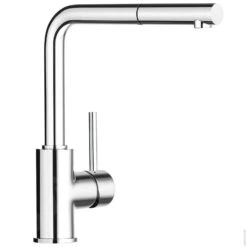 Blanco Mila S - Keukenkraan Met Uittrekbare Sproeikop, Chroom 519810