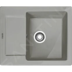 Franke Maris - Keramische Spoelbak MRK 611-62, 620x510 Mm, Perlgrau Matt 124.0380.344