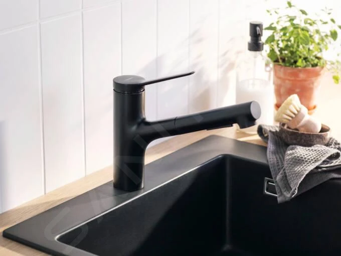 Hansgrohe Zesis M33 - Keukenkraan 150, Met Uittrekbare Sproeikop, SBox Lite, Mat Zwart 74803670 - Afbeelding 3