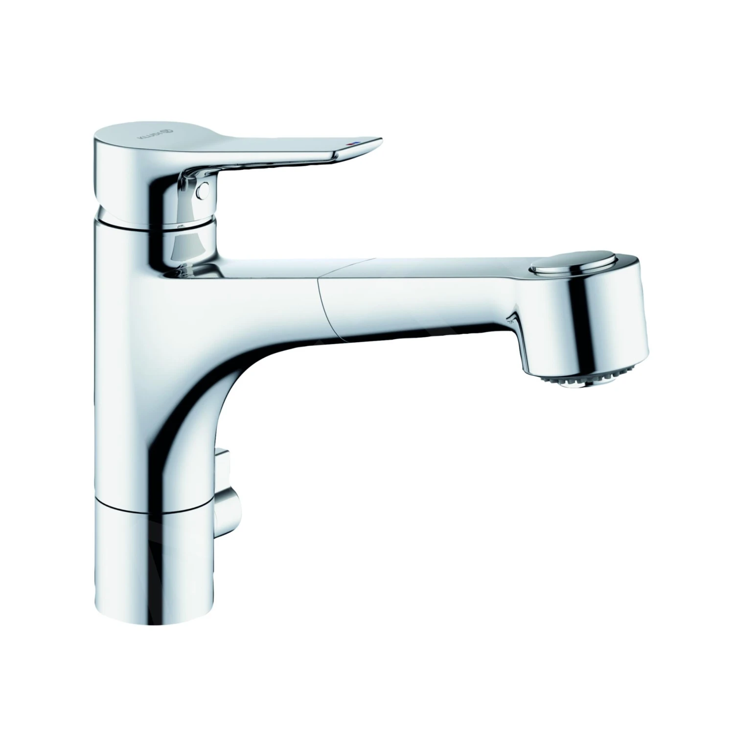 Kludi Mix - Keukenkraan Met Uittrekbare Vuistdouche En Multi-aansluiting, Chroom 329450575