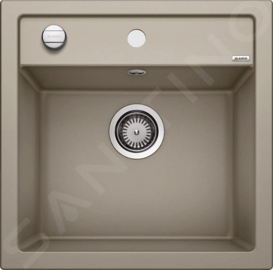 Blanco Dalago 5 - Silgranit Spoelbak, 515x510 Mm, Draaiknopbediening, Tartufo 518528