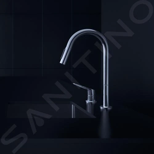 Axor Citterio M - 2-gats Keukenkraan, Chroom 34822000 - Afbeelding 3