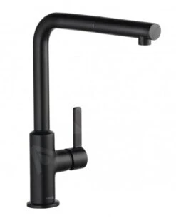 Kludi L-ine S - Keukenkraan Met Uittrekbare Sproeikop, Mat Zwart 408513975