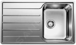 Blanco Lemis 45 - Spoelbak, 860x500 Mm, Geborsteld Rvs 523030