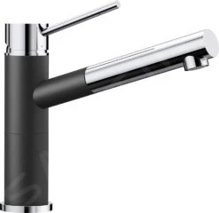Blanco Alta S - Keukenkraan Met Uittrekbare Sproeikop, Antraciet/chroom 515333