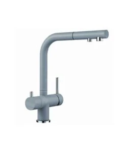 Blanco Fontas S II - Keukenkraan Met Uittrekbare Uiteinde En Filter, Aluminium 525201