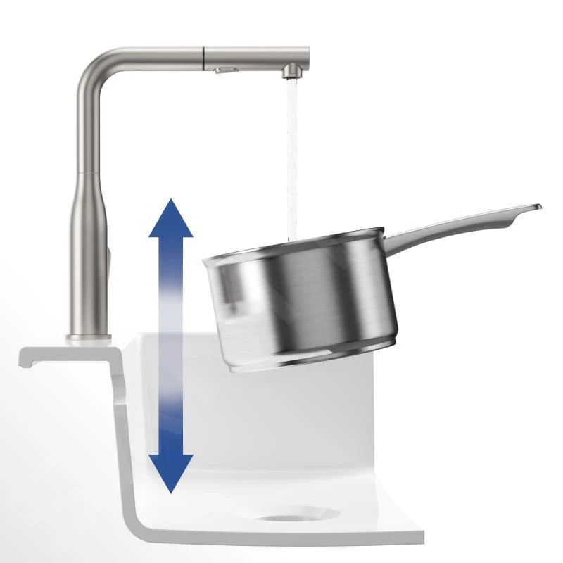 Villeroy & Boch Subway Style Shower - Keukenkraan Met Uittrekbare Sproeikop, Rvs 928500LC - Afbeelding 3