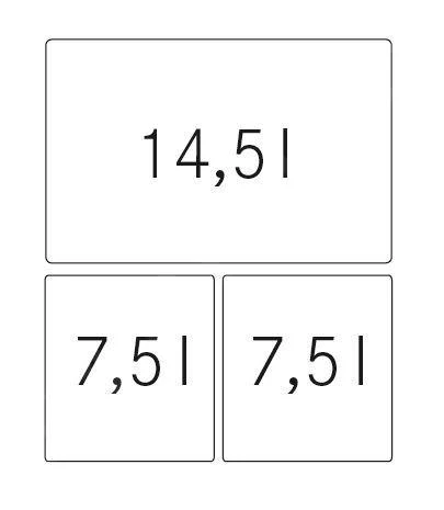 Franke Sorters - Easysort 450-1-2 Inbouw Prullenbak 121.0494.150 - Afbeelding 3