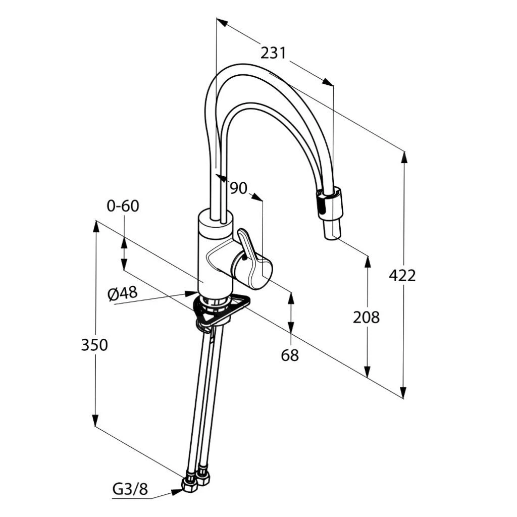 Kludi Bingo Star - Keukenkraan, Chroom 428590578 - Afbeelding 2
