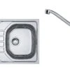 Franke Sets - Set N72, Rvs Spoelbak OLN 611-63 En Keukenkraan FB 250.031, Rvs/chroom 101.0618.833