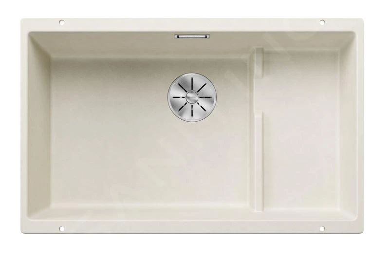 Blanco Subline 700 - Silgranit Spoelbak, 730x460 Mm, Met Toebehoren, InFino, Zacht Wit 527171