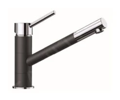 Blanco Kano - Keukenraan, Zwart/chroom 526175