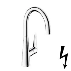 Hansgrohe Talis M51 - Keukenmengkraan 260, Voor Drukloze Warmwaterboilers, Chroom 72812000