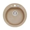 Alveus Niagara - Granieten Spoelbak Diameter 510 Mm, Met Draaiknopbediening, Beige 1076855