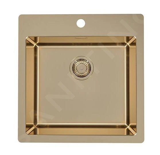 Alveus Pure Monarch - Spoelbak 515x525 Mm, Bronze 1107052